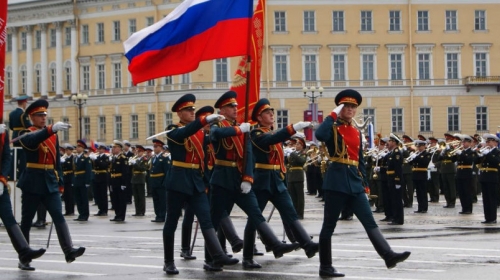 День Победы на главной площади Санкт-Петербурга