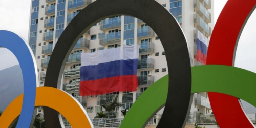 В Олимпийской деревне Рио-де-Жанейро торжественно подняли российский флаг