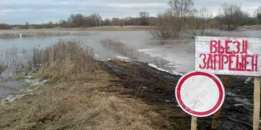 Два подтопленных моста в Рязанской области освободились от воды